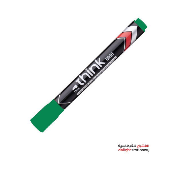 DELI-U100-PERMANENT-MARKER-BULLET-TIP-GREEN-1.jpg