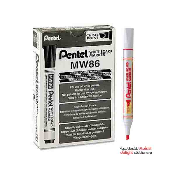 PENTEL-WHITE-BOARD-MARKER-CHISEL-TIP-RED-MW86-BOX.jpg