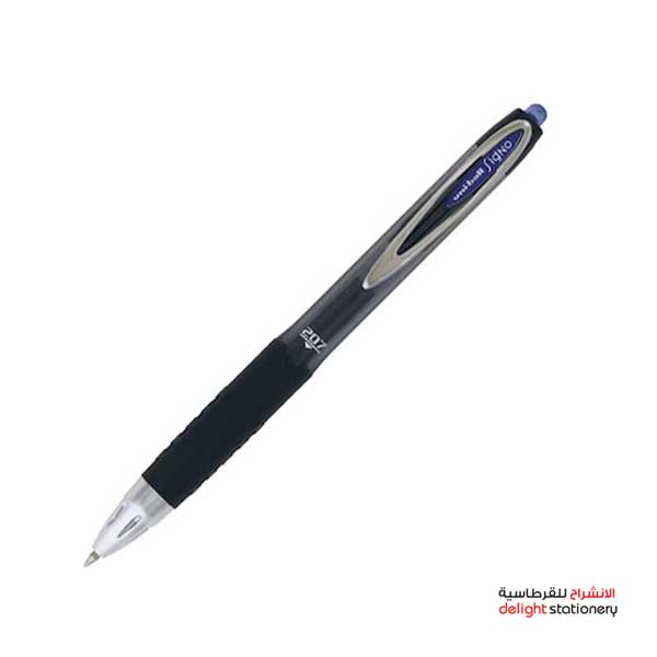 ROLLER-BALL-PEN-SIGNO-UMN-207Bluelogo.jpg