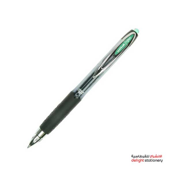 ROLLER-BALL-PEN-SIGNO-UMN-207Greenlogo.jpg